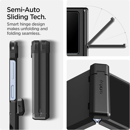 Spigen Tough Armor Pro Mag MagSafe - Etui do Samsung Galaxy Z Flip 6 / 7 FE (Black) (ACS09807)