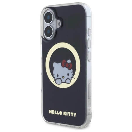 Hello Kitty IML Sweet Kitty MagSafe - Etui iPhone 16 (czarny) (HKHMP16SHSWKK)