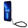 Guess Black Pearl Strap - Etui iPhone 13 Mini (przezroczysty) (GUHCP13SKPSBK)