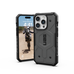 UAG Pathfinder Magsafe - obudowa ochronna do iPhone 15 Pro kompatybilna z MagSafe (silver) (114281113333)