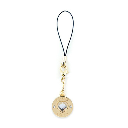 Guess Phone Strap Heart Diamond Charm with Rhinestones - Zawieszka do telefonu (GUCPMHGLD)