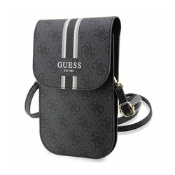 Guess 4G Stripes - Torebka crossbody na telefon (czarny) (GUWBP4RPSK)