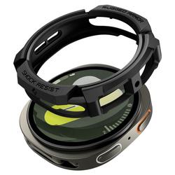 Spigen Rugged Armor - Obudowa do Samsung Galaxy Watch 8 44 mm (Matte Black) (ACS10006)