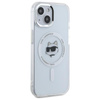 Karl Lagerfeld IML Metal Choupette Head MagSafe - Etui iPhone 15 (biały) (LHMP15SHLSCHH)
