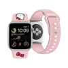 Hello Kitty Silicone Kitty Head - Pasek do Apple Watch 42/44/45/49 mm (różowy) (HKAWLSCHBLP)