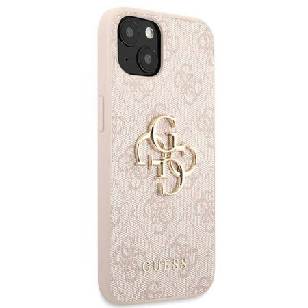Guess 4G Big Metal Logo - Etui iPhone 13 (różowy) (GUHCP13M4GMGPI)
