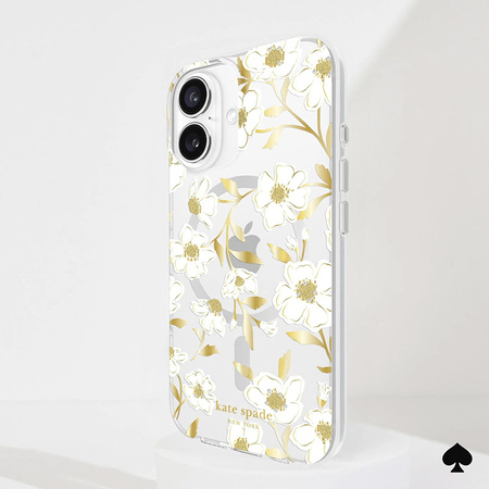 Kate Spade New York Protective Gems MagSafe - Etui iPhone 16 (Sunshine Floral) (KS054342)