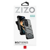 ZIZO BOLT Series - Pancerne etui Samsung Galaxy S23 ze szkłem 9H na ekran + uchwyt z podstawką (szary) (BOLT-SAMGS23-MGRBK)