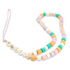 Guess Phone Strap Beads Heishi - Zawieszka do telefonu 25 cm (Flower Pink) (GUSTFLWP)