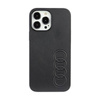 Audi Synthetic Leather - Etui iPhone 13 Pro Max (Czarny) (AU-TPUPCIP13PM-TT/D1-BK)