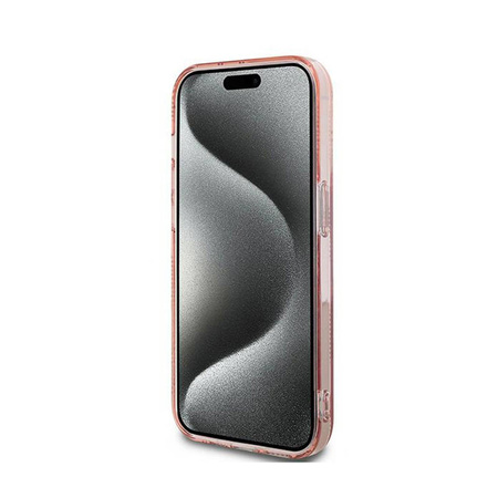 Karl Lagerfeld IML Choupette Head & Monogram - Etui iPhone 13 Pro (różowy) (KLHCP13LHKLPCHP)