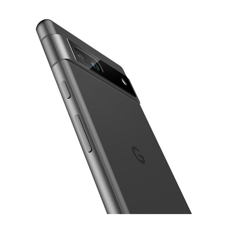 Spigen Optik.TR EZ Fit Camera Lens Protector 2-Pack - Szkło ochronne na obiektyw do Google Pixel 7A (2 szt) (Czarny) (AGL05970)