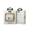 Karl Lagerfeld Silicone Karl & Choupette - Etui AirPods Pro (biały) (KLACAPSILKCW)