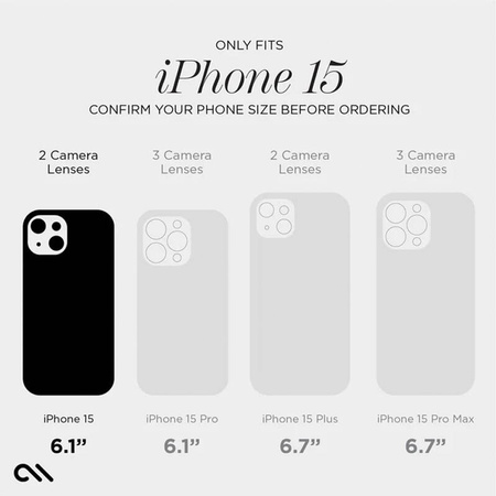 Case-Mate Karat MagSafe - Etui iPhone 15 / iPhone 14 / iPhone 13 zdobione złotem (Marble) (CM051386)