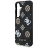 Guess 4G Printed Colored Peony Pattern MagSafe - Etui do Samsung Galaxy S25 (czarny) (GUHMS25SP4PWPK)