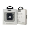 Karl Lagerfeld Monogram Choupette Head - Etui AirPods 1/2 gen (czarny) (KLA2PGCHPK)