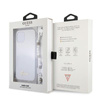 Guess White Pearl Strap - Etui iPhone 12 Pro Max (przezroczysty) (GUHCP12LKPSWH)