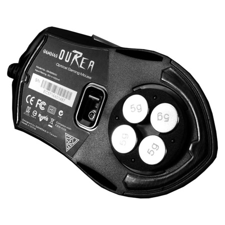 Gamdias Ourea Optical - Mysz optyczna (2500 DPI) (GMS5500)