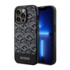Guess GCube Stripes MagSafe - Etui iPhone 14 Pro (Czarny) (GUHMP14LHGCFSEK)