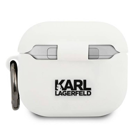 Karl Lagerfeld Choupette 3D - Etui Apple Airpods 3 (biały) (KLACA3SILCHWH)