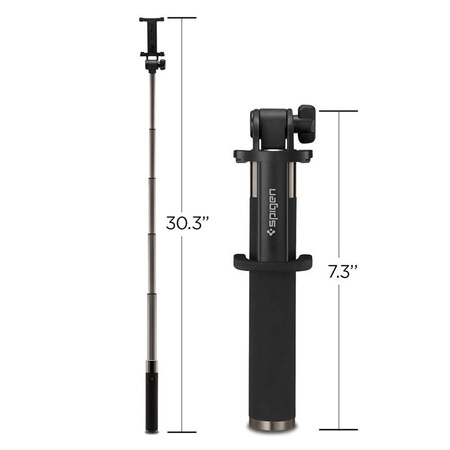 Spigen S530W - Uchwyt selfie stick (Czarny) (000SS21746)