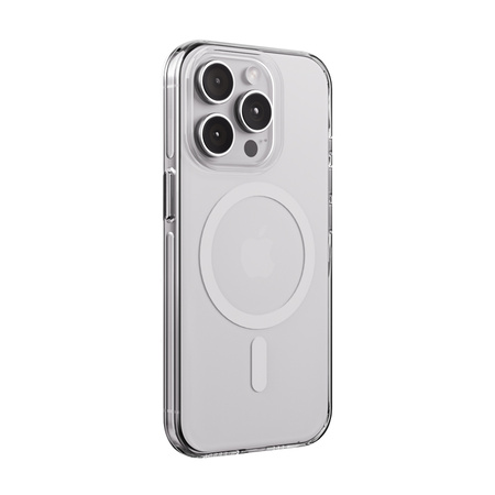 Crong Clear MAG Pro - Etui iPhone 15 Pro MagSafe (przezroczysty) (CRGCLRMPIP1561PWHT)