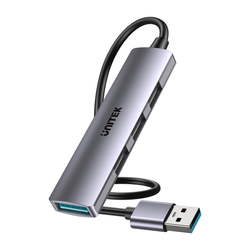 Unitek Kompaktowy hub USB-A 4 w 1 1x 5 Gbps 3x 480 Mbps (H1208CGY01)