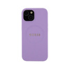 Guess Saffiano MagSafe - Etui iPhone 15 (fioletowy) (GUHMP15SPSAHMCU)