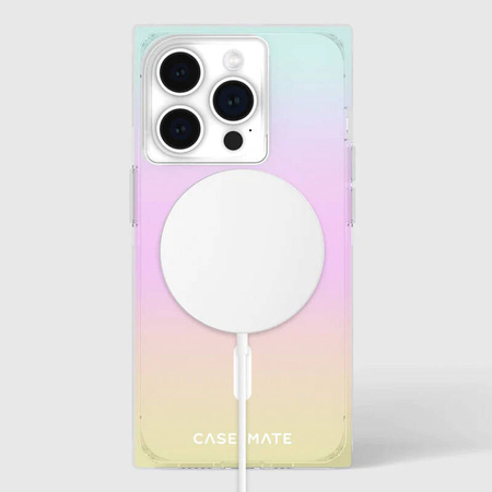 Case-Mate BLOX MagSafe - Etui iPhone 15 Pro (Rainbow Frosting) (CM051856)