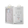 Guess 4G Metal Gold Logo - Etui iPhone 15 Pro (różowy) (GUHCP15LG4GFPI)