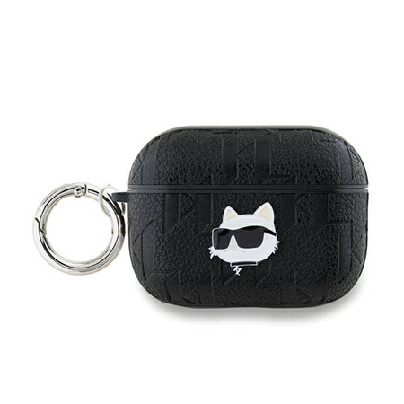 Karl Lagerfeld Monogram Choupette Head - Etui AirPods Pro 2 (czarny) (KLAP2PGCHPK)