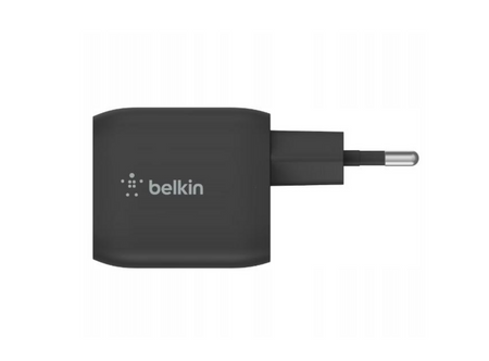 Belkin Ładowarka 45W PD PPS Dual USB-C GaN Charger - czarna (WCH011VFBK)