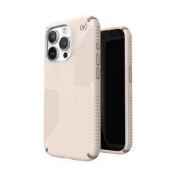 Speck Presidio2 Grip - Etui iPhone 15 Pro (Bleached Bone / Heirloom Gold / Hazel Brown) (150477-3214)