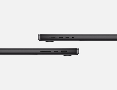 Apple MacBook Pro 16" M4 Max (16-core CPU 40-core GPU) 64GB RAM 2TB SSD Nano - Gwiezdna Czerń (MX313ZE/A/R1/D1/N)