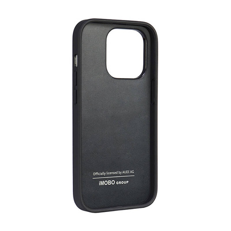 Audi Synthetic Leather - Etui iPhone 14 Pro (Czarny) (AU-TPUPCIP14P-TT/D1-BK)