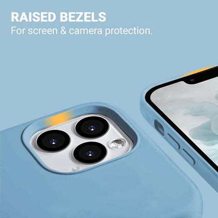 Crong Color Cover - Etui iPhone 13 Pro Max (błękitny) (CRG-COLR-IP1367-LBLU)