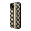 Karl Lagerfeld Monogram Stripe - Etui iPhone 14 Plus (brązowy) (KLHCP14MPGKLSKW)