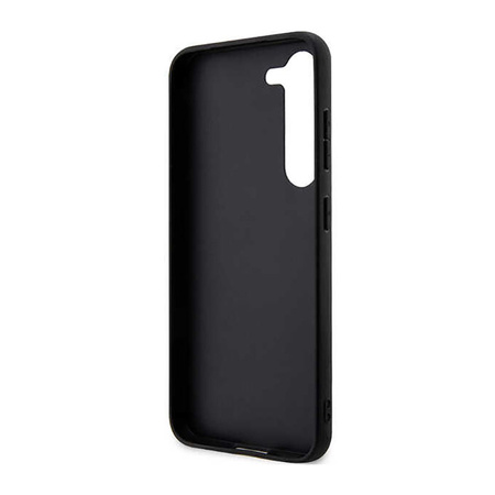 Karl Lagerfeld Saffiano Monogram Metal Logo - Etui Samsung Galaxy S23+ (czarny) (KLHCS23MSAKLHPK)