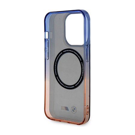 BMW Gradient Bumper MagSafe - Etui iPhone 14 Pro Max (Szary) (BMHMP14XHTGE)