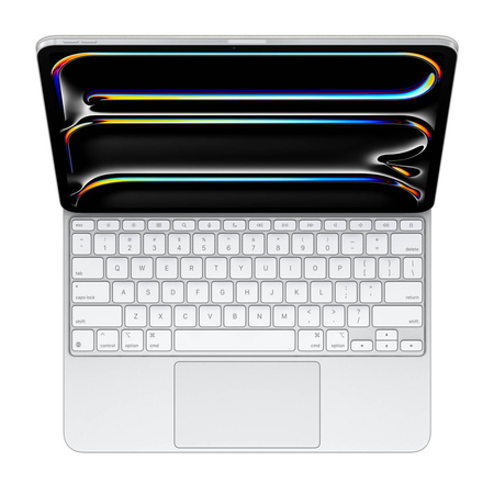 Apple klawiatura Magic Keyboard do iPad Pro 13 cali M4 - angielski US - biały (MWR43LB/A)