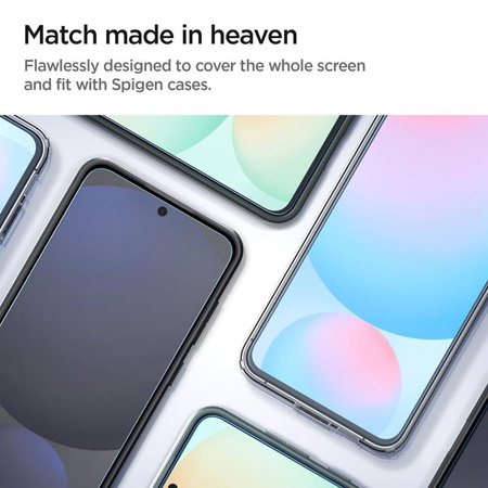 Spigen GLAS.TR EZ FIT 2-Pack - Szkło hartowane do Samsung Galaxy A56 5G / S24 FE (2 sztuki) (AGL08729)