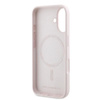 Karl Lagerfeld Silicone Double Heads Print MagSafe - Etui iPhone 16 Plus (różowy) (KLHMP16MSKCHPPLP)