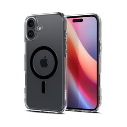 Spigen Ultra Hybrid Mag MagSafe - Etui do iPhone 16 (Czarny) (ACS08206)