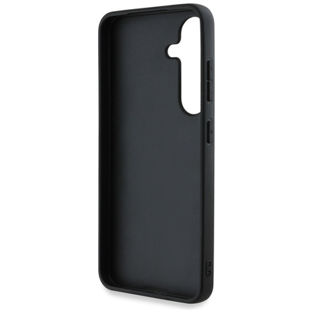 Guess Grained Big 4G Logo Small Classic Logo - Etui do Samsung Galaxy S25 (brązowy) (GUHCS25SPGT4MBW)
