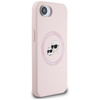 Karl Lagerfeld Silicone Karl & Choupette Heads MagSafe - Etui do iPhone 16e (różowy) (KLHMPSE4SKCHTCP)