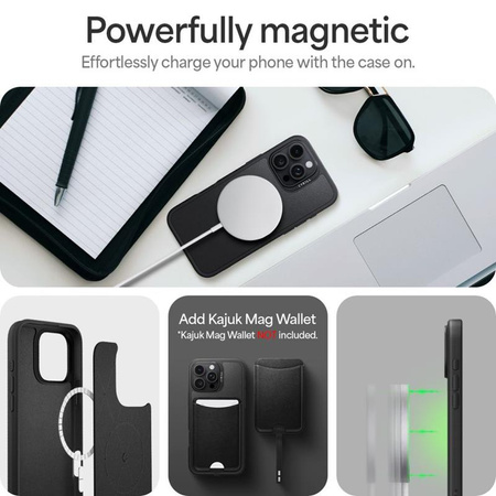 Spigen Cyrill Kajuk Classic Charm Mag MagSafe - Etui iPhone 16 Pro Max (Black) (ACS08400)