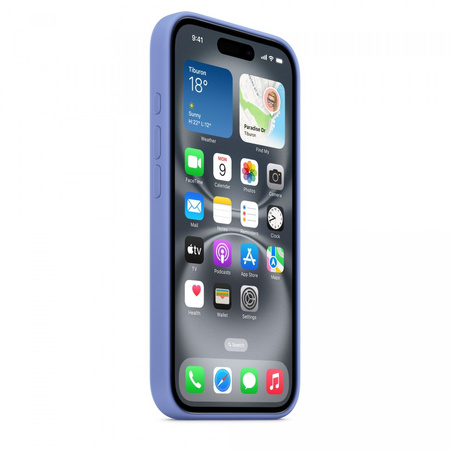 Apple Silikonowe etui z MagSafe do iPhone’a 16 Plus – błękitny hiacynt (MDGV4ZM/A)