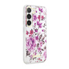 Guess Flower Collection - Etui Samsung Galaxy S23 (biały) (GUHCS23SHCFWST)