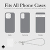 Kate Spade New York Universal Phone Charm Wristlet - Uniwersalna smyczka do telefonu (Dazzle Chain Silver) (KS053460-05)