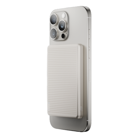 Native Union Active Power Bank - magnetyczny powerbank 5000 mAh kompatybilny z MagSafe i Qi2, kabel USB-C - USB-C 15 cm w zestawie (sandstone) (ACTPB-5KMS-SAN)